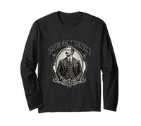 True Gentleman Vintage Style Classic Elegance Design Long Sleeve T-Shirt