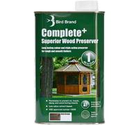 True Gifts 2.5L, Dark Brown Complete+ Superior Wood Preserver, Triple Action Protection With Water Repellent, Long Lasting Wood Treatment