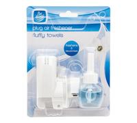 True Gifts 20Ml Plug In Air Freshener, Plug Unit With Scented Fragrance Refill, Odour Eliminator, Electric Air Freshener (Fluffy Towels)