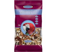 True Gifts 2Kg Large Parrot Low Sunflower Blend - Bird Feed With Low Sunflower Content - Parrot Treats