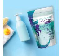 True Gifts 400G Elysium Spa Epsom Salts - Mermaid Bath Dust - Bath Salts - Natural Magnesium Sulphate Bath Salts - Relaxing Epsom Mermaid