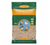 True Gifts 4Kg Superior Wild Bird Food With Fruit - Husk-Free Mix With Fruit For Clean Feeding And Enhanced Nutrition - Energy Rich