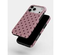 True Gifts For iPhone 17 Pro Max Tough Case, 6.9-inch - Shockproof Dual-Layer Polycarbonate Phone Cover with Silicone Liner | Gloss Finish | Drop Protection | 3D Wrap Printed Design/Burgundy Spot