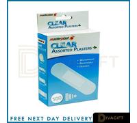 True Gifts Plasters Assorted Waterproof Breathable Band Aid Plasters Keeps Wounds, Cuts And Grazes Clean And Dry While They Heal 4 Sizes
