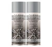 True Gifts Supergift 400Ml Silver Wheel , Automotive Paint Sprayer, Multipurpose Exterior Black Matt, Interior Metal , For Cars, Bikes,vans,