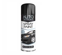 True Gifts Supergift.com 3X 250Ml All Purpose Black Gloss Quick Drying Spray, Fast Dry And Excellent Coverage For Car, Van, Wheel, Metal,