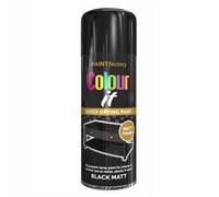 True Gifts Supergift.com 3X Black Matt All Purpose 400Ml Quick Drying Spray, Fast Dry And Excellent Coverage For Metal, Wood, Plastic And