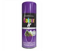 True Gifts Supergift.com 3X Proper Purple Gloss All Purpose 400Ml Quick Drying Spray, Fast Dry And Excellent Coverage For Metal, Wood,