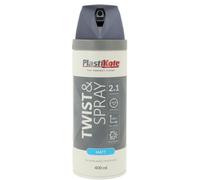 True Gifts Supergift.com 400Ml, Premium Matt , 2-In-1 Paint And Primer (1, Grey)