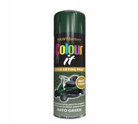 True Gifts Supergift.com Nato Green Matt All Purpose 250Ml Quick Drying Spray, Fast Dry And Excellent Coverage For Metal, Wood, Plastic And