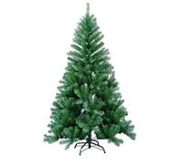 True Gifts Xmas Tree, Artificial Christmas Tree, Realistic Green Pine Branches, With Metal Stand, Easy To Assemble, Indoor And Outdoor