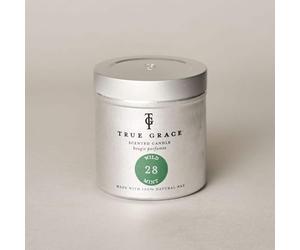 True Grace Wild Mint Tin Candle-Herbal Fresh Scent, Natural Wax, 40hr Burn (250g) Delivering from 16th Dec