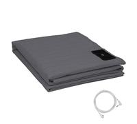 True Grounding Bedsheet: Experience Grounding While Enjoy Sleep(Gray,L)