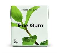 True Gum Plastic Free Vegan and Sugar Free Chewing Gum - Mint 21g