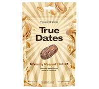 True Dates - CREAMY PEANUT BUTTER | naturally flavoured sweet dates | No added sugar, Vegan, Palm Oil Free | 100 g
