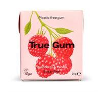 True Gum Vegan and Sugar Free Chewing Gum - Raspberry & Vanilla 21g