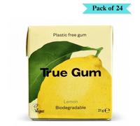 True Gum - Plastic-free chewing gum - lemon - 10 x 21 g - 100% biodegradable