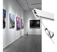 True Hanging Kit for Art & Mirrors - Adjustable Track & Cords Complete Mounting Hardware Included Easy Wall Display Solution for Home Decor