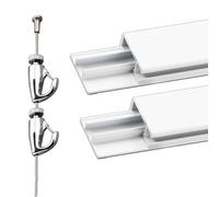 True Hanging Track System Kit Effortless Nail Free Artwork & Photo Display Perfect for Galleries Exhibit Halls & Home Décor Easy to Install Versatile & Adjustable