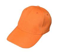 True Heads Baseball Cap Orange Adjustable Casual Sport Sun Visor Men Women Plain Hat