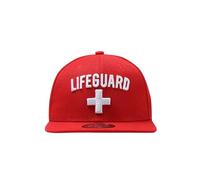 True Heads Red Lifeguard Snapback Baseball Cap