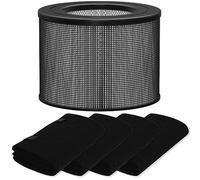 True HEPA Filter Replacement Compatible with Filter Queen Defender 4000 7500 360 Air Purifier, High-efficiency True HEPA Filter with 4 Activated Carbon Pre-Filter