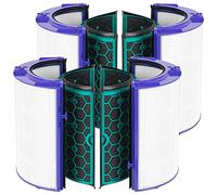 True HEPA Filter Replacement for Dyson TP04/HP04/DP04 Air Purifier, 360 Combi Glass Carbon Filter, 2-Pack