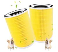 True HEPA KILO Filter Compatible with Afloia KILO, KILOPLUS, KILOPRO, MIRO,MIRO PRO and MORENTO MR-Kilo, Kalo Air Purifier, 360° 3-Stage Filtration，2 Pack