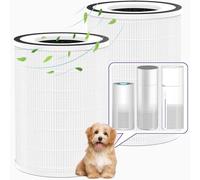 True HEPA KILO Filter Compatible with Afloia KILO, KILOPLUS, KILOPRO, MIRO,MIRO PRO and MORENTO MR-Kilo, Kalo Air Purifier, 360° 3-Stage Filtration,2 Pack