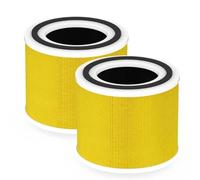 True HEPA Replacement Filter 14 Compatible with Puro Air 240 Air Purifier, High Grade True HP-14 with Activated Carbon Filter, for Puro Air 240 HEPA Model 14 Filter, 2 Pack Yellow