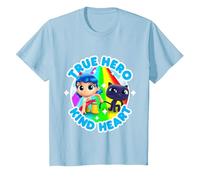 True Hero Kind Heart T-Shirt, Youth, Baby Blue, Large