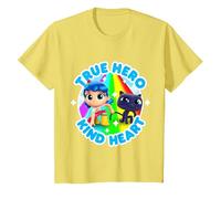 True Hero Kind Heart T-Shirt, Youth, Lemon Yellow, 3T