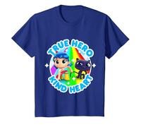 True Hero Kind Heart T-Shirt, Youth, Royal Blue, Large