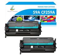 TRUE IMAGE No Chip Compatible for HP 59A CF259A 59X CF259X Toner Cartridge LaserJet Pro MFP M428fdw M428dw M428fdn M304dn M304n M404dw M404dn M404n M428 M404 M304 (Black, 2-Pack)