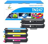 TRUE IMAGE TN-243CMYK Toner Value Pack Compatible for Brother TN243CMYK TN247 TN-243 DCP-L3550CDW DCP-L3510CDW HL-L3210CW MFC-L3750CDW HL-L3230CDW MFC-L3710CW TN-247BK TN-247C TN-247Y TN-247M,5-Pack