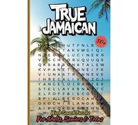 True jamaican word search Puzzle Book: Easy to read print about Jamaica (6x9 inches, 111 pages) 50+ puzzles. Dive into the culture, geography, and traditions of the island.