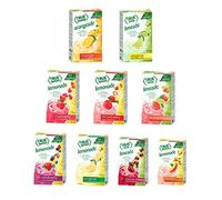 True Lemon STRAWBERRY, WILDBERRY, LIMEADE, WATERMELON, BLACK CHERRY, MANGO ORANGE, PEACH, LEMONADE, RASPBERRY 10ct each box. Citrus Sample Kit, 1.06 Ounce (Pack of 9)