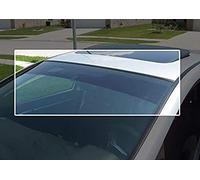 TRUE LINE Automotive Premium Nano Ceramic Front Windshield Tint Strip - Universal Rough Cut Windshield Visor - Superior Heat Reduction - Windshield Tint Strip Front