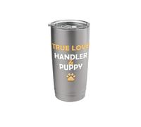 True Love - Handler & Puppy - Play Pups Gay Pride Stainless Steel Insulated Tumbler