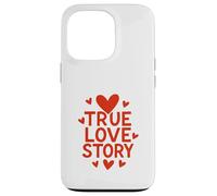 True Love Story Heart Message Case for iPhone 13 Pro