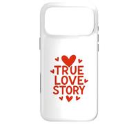True Love Story Heart Message Case for iPhone 17 Pro Max