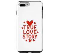 True Love Story Heart Message Case for iPhone 7 Plus/8 Plus