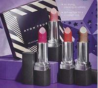 True matte revolution lipstick gift set by Avon - 4 full size lipsticks - Merry Magenta, Truest red, Breathless Nude and Pink Hush
