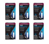 True Metrix Blood Glucose Test Strips 50ct Box, Pack of 6-300ct Total