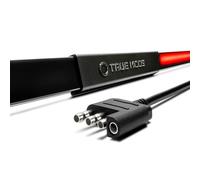 True Mods 60 Inch Smoked LED Tailgate Light Bar Strip for Pickup Truck Trailer Vehicle [Rigid Aluminum] [Ignition Start Sequence] [Sequential Turn Signal] Rear TBT Running Brake Reverse Split Lightbar