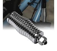 TRUE MODS Heavy-Duty Barrel Spring Mounting Base [Chrome-Plated] [6mm Spring] [1/2" Mounting Hardware] CB Radio Antenna/Lighted LED Whips up to 102"