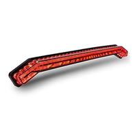 TRUE MODS LED 3rd Brake Center Tail Light for Polaris RZR XP 1000 Turbo Sportsman 1000 XP 2019 2020 2021 2022 UTV [Thunder Design] [DOT-Rated] - Smoked