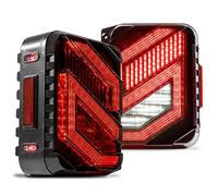 TRUE MODS LED Tail Light Assembly for 2007-2018 Jeep Wrangler JK JKU Sahara