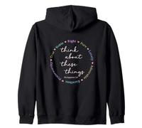 True Noble Right Pure Lovely - Think About These Things Zip Hoodie