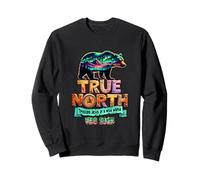 True-North Trusting Jesus In A Wild World Vbs Bear Nature Sweatshirt